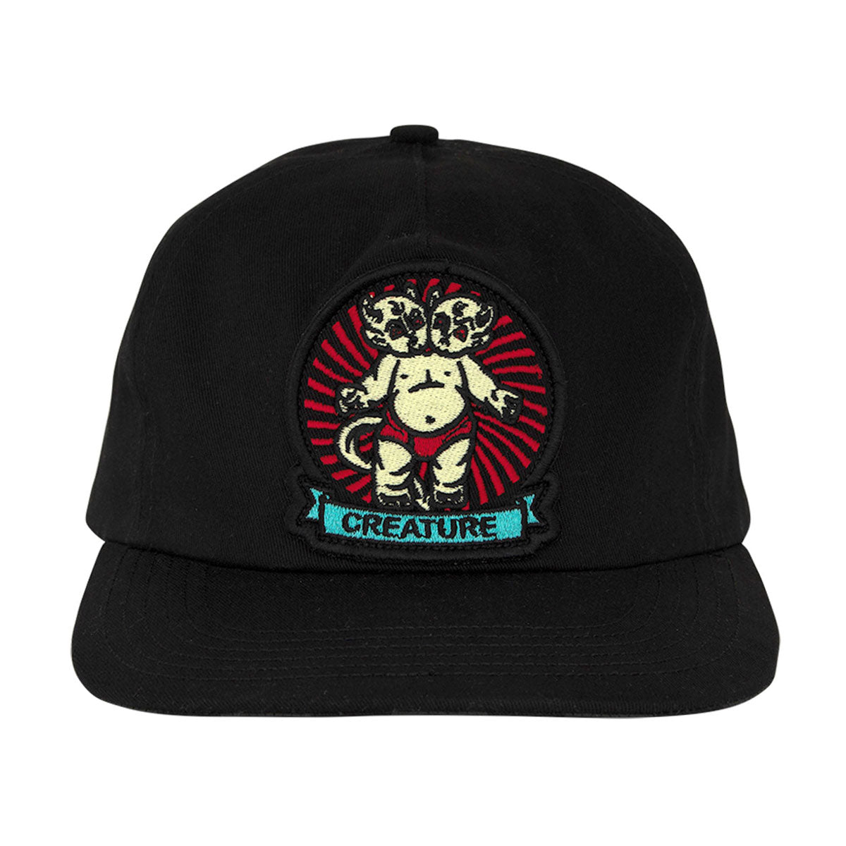 Creature Sideshow Snapback Hat - Black image 2