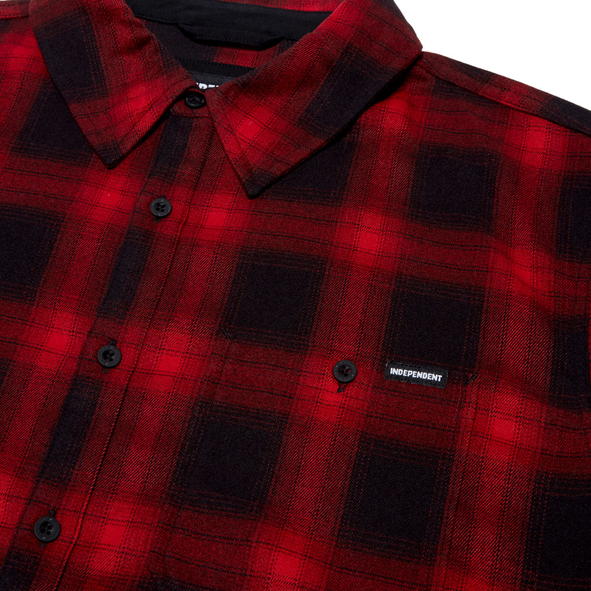 Independent Belmont Shirt - Black/Red image 3