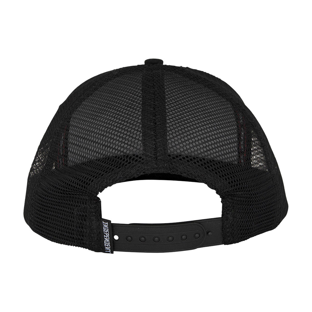 Independent Dressen Skull Rose Snapback Hat - White/Black image 3