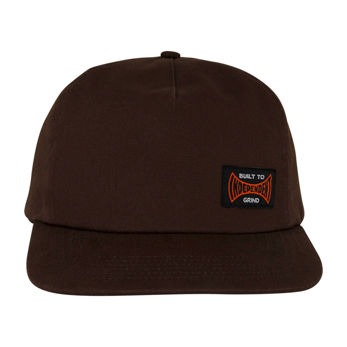Independent Built To Grind Snapback Hat - Chocolate image 3
