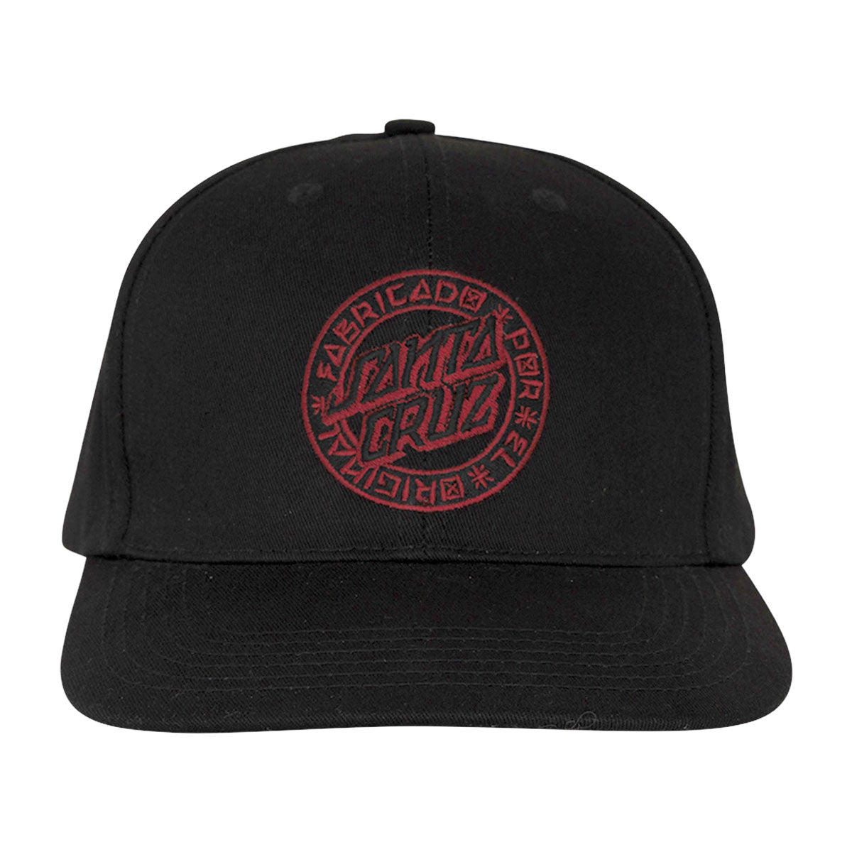 Santa Cruz Loco Dot Snapback Hat - Black image 2