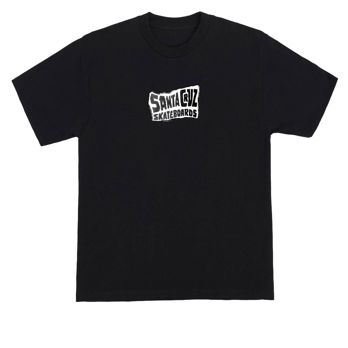 Santa Cruz Ad Collage T-Shirt - Black image 1