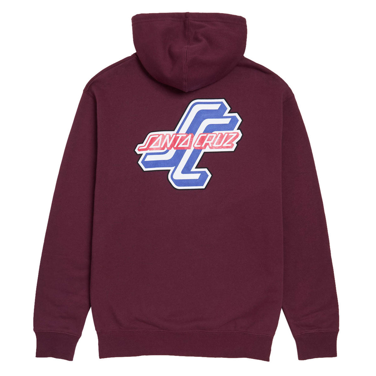Santa Cruz Outer OGSC Zip Hoodie - Maroon image 2