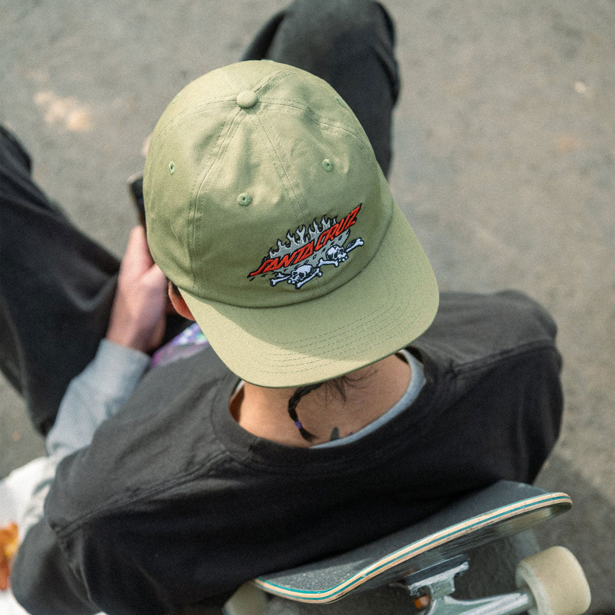 Santa Cruz Salba Voodoo Pit Snapback Hat - Fern image 4