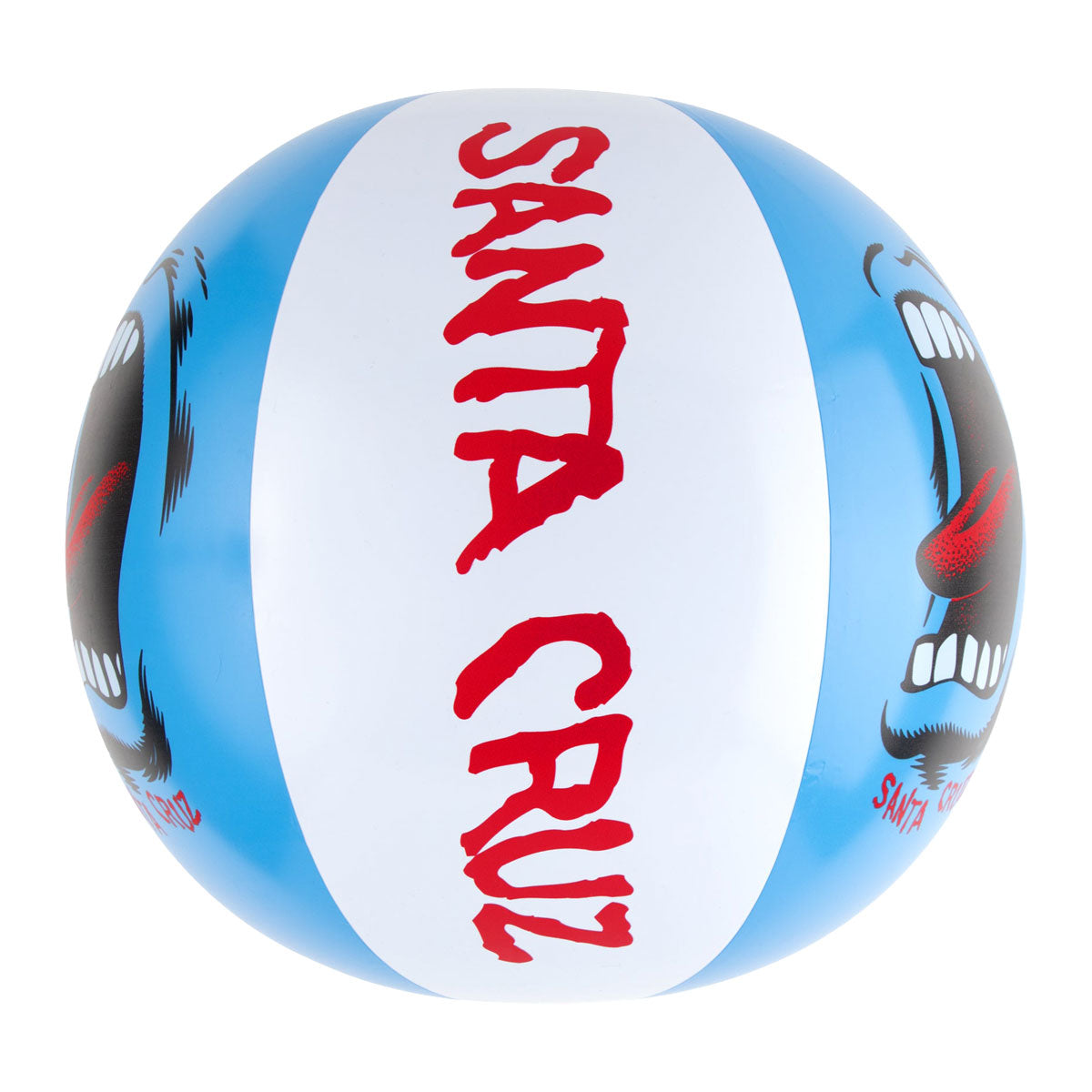 Santa Cruz Screaming Mouth Beach Ball - Blue/White image 2