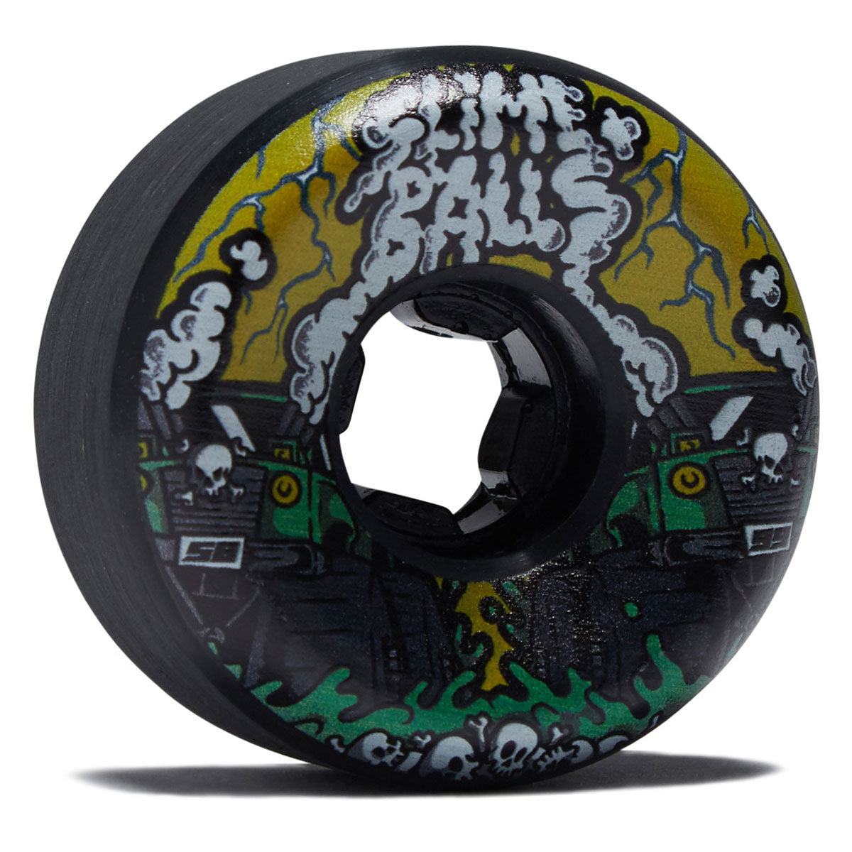 Slime Balls Accelerator Vomit Mini 99a Skateboard Wheels - Black - 58mm image 1