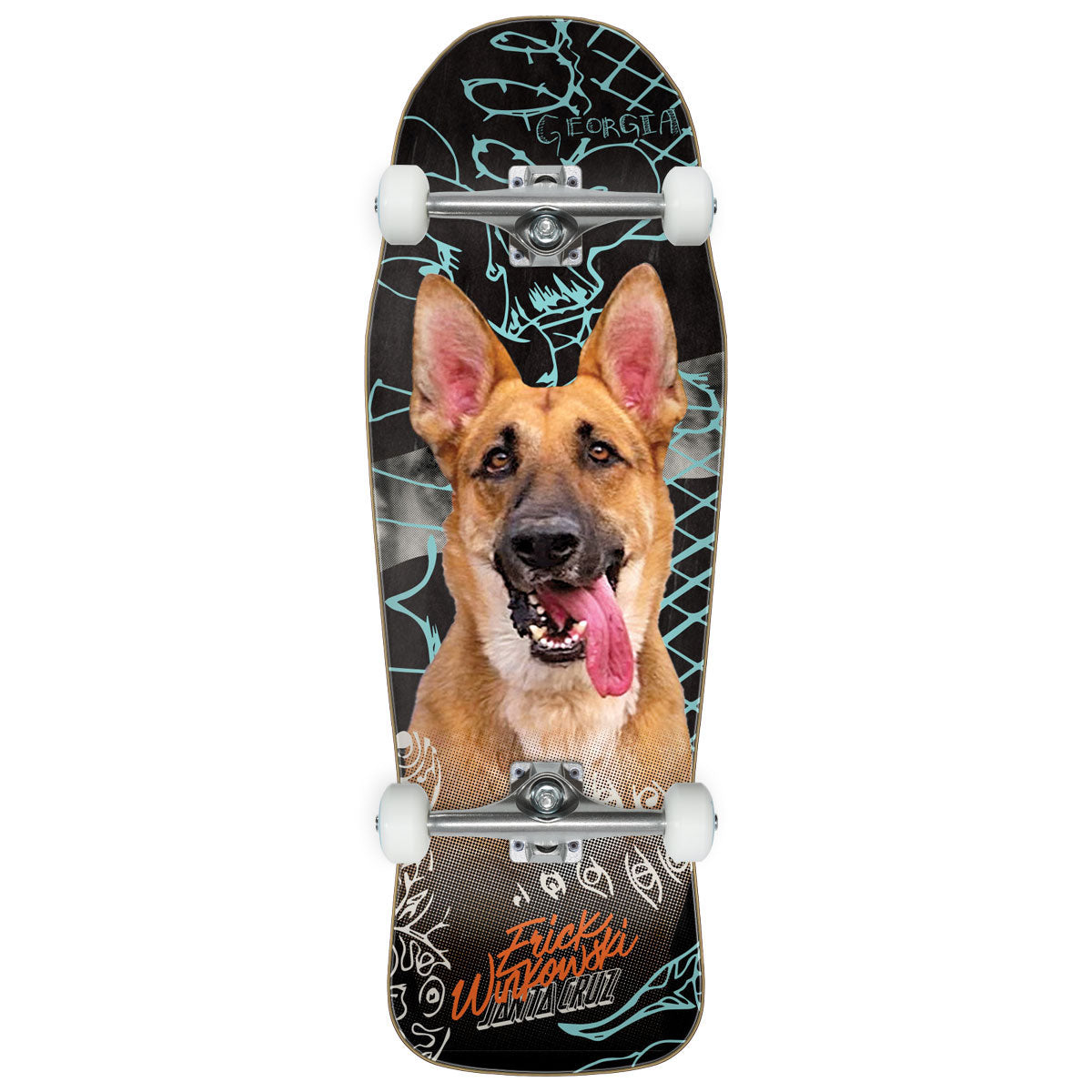 Santa Cruz Winkowski Tribute Pro Shaped Skateboard Complete - 10.34