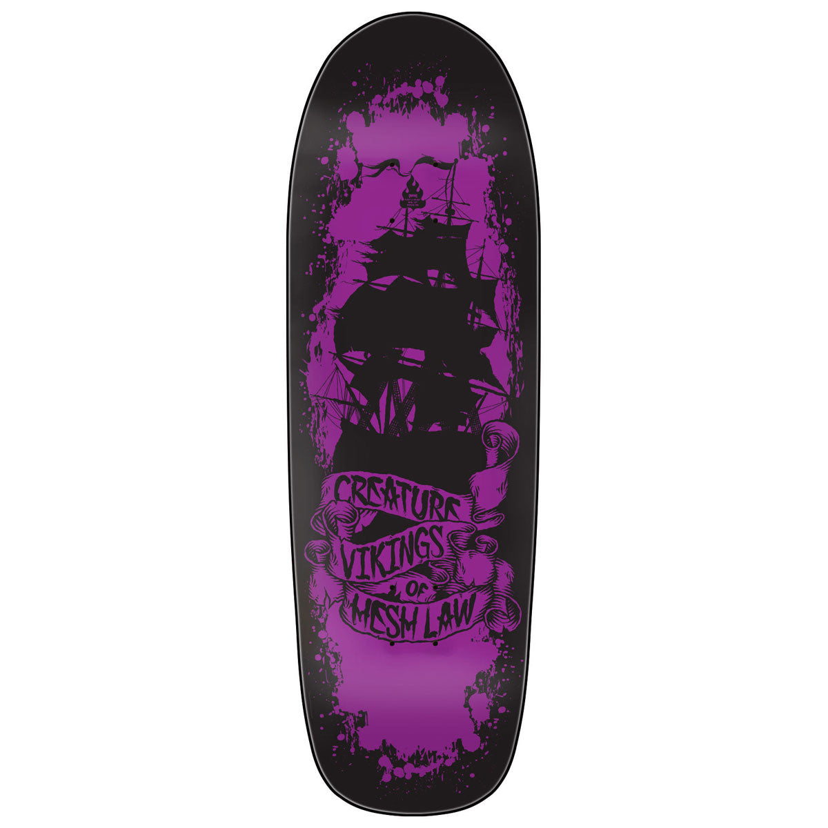 Creature Team Viking of Hesh Law XX Skateboard Deck - 9.55