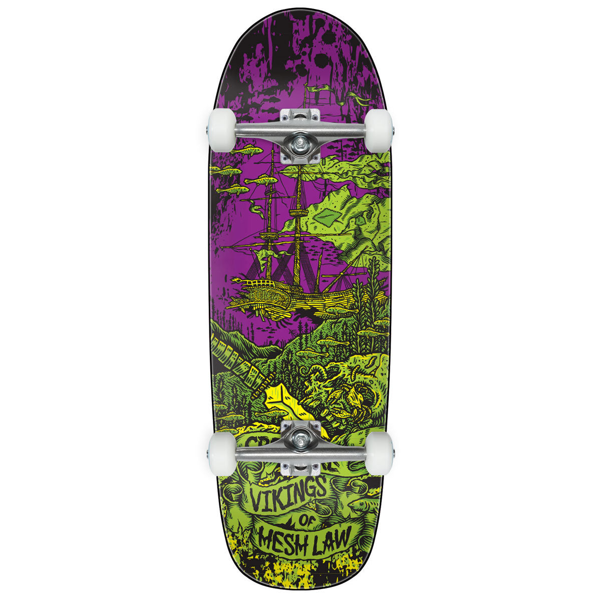 Creature Team Viking of Hesh Law XX Skateboard Complete - 9.55