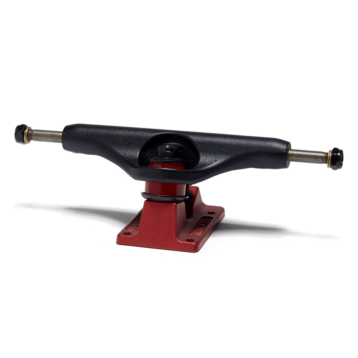 Independent Stage 11 Splatter Span Skateboard Trucks - Black/Ano Red - 159mm image 2