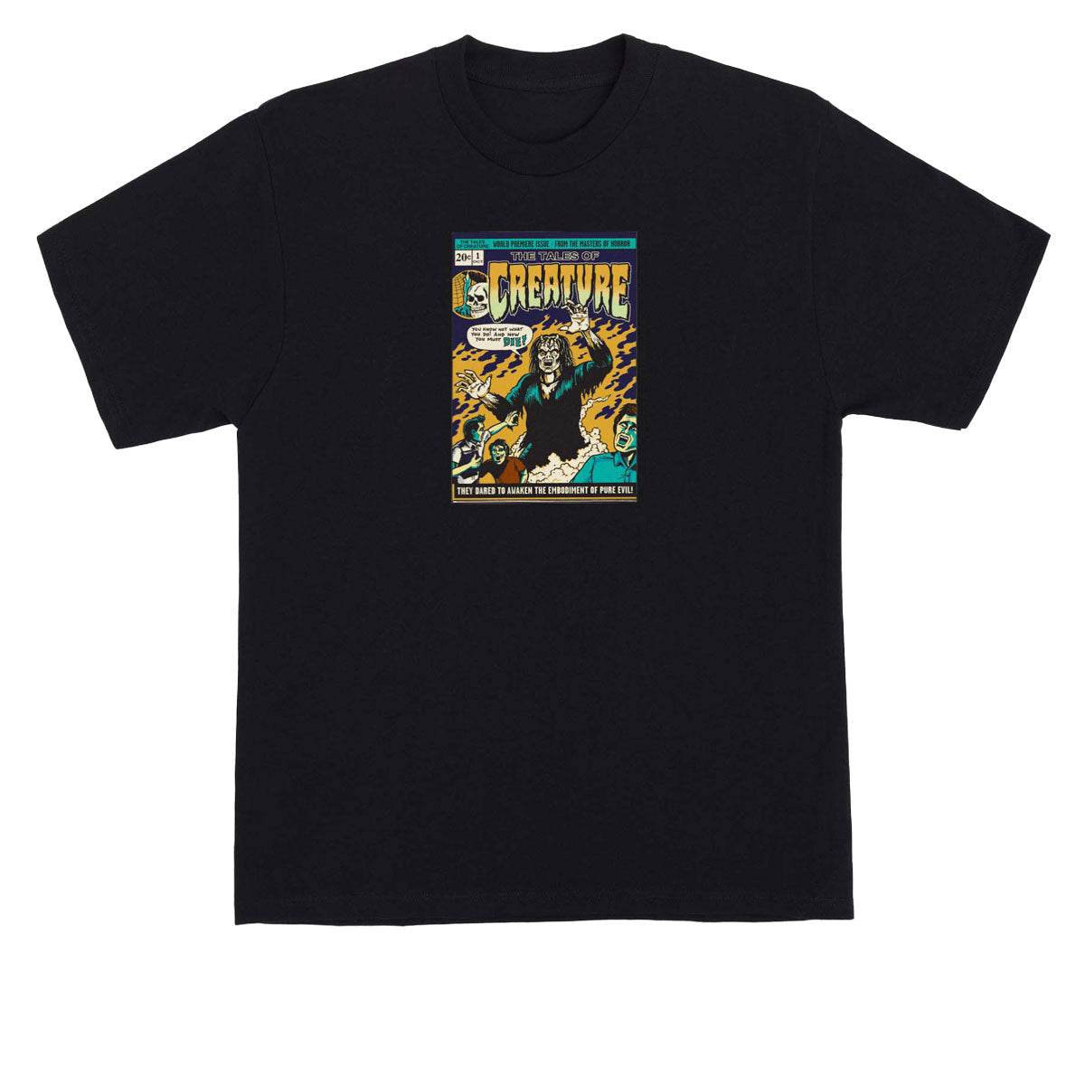 Creature Comic Book Relic T-Shirt - Black image 1