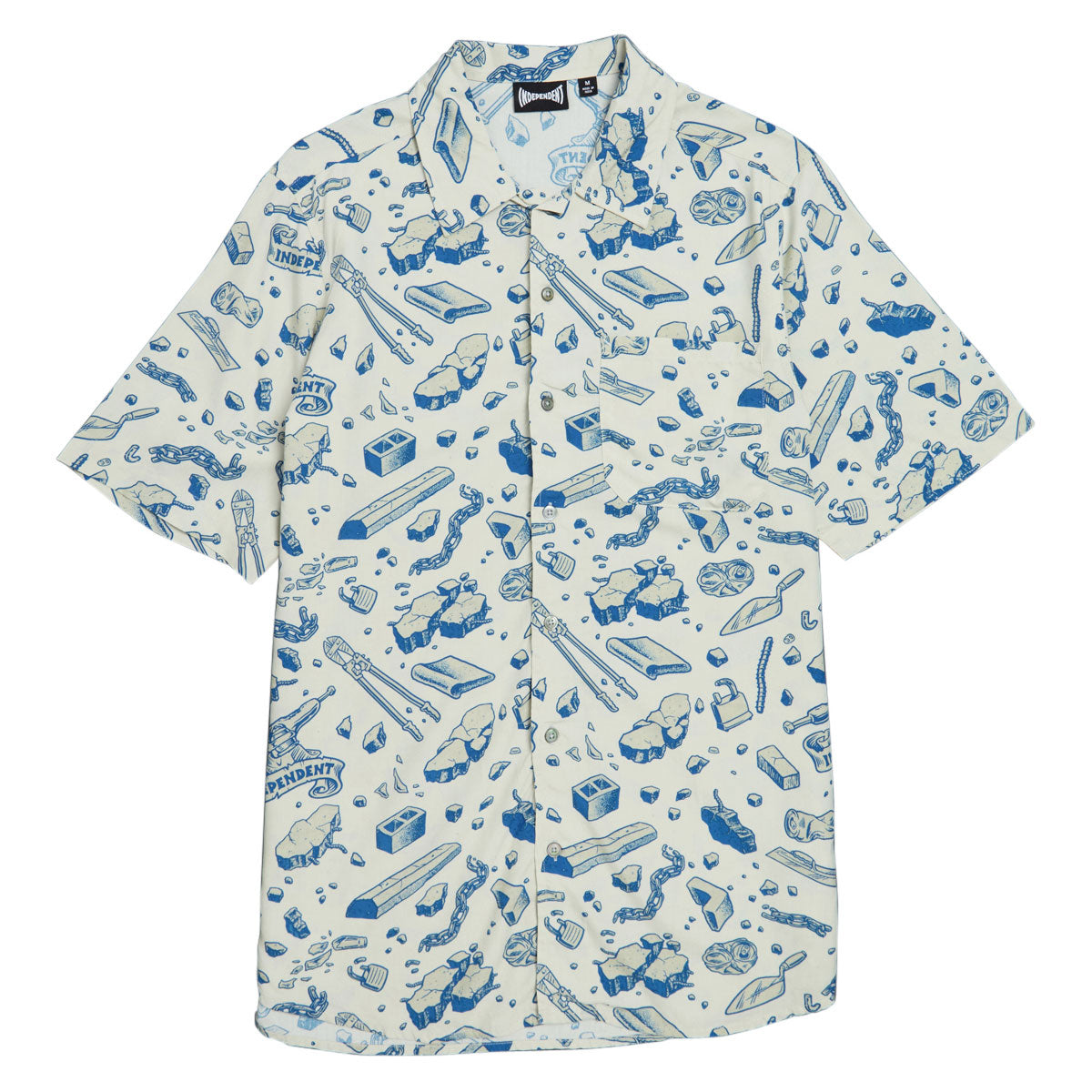 Independent Under The Bridge Party Shirt - Concrete/Blue image 1