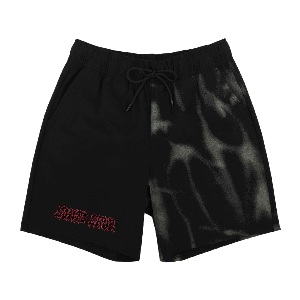 Santa Cruz TTE Messenger Elastic Waist Boardshorts - Black Haze image 1