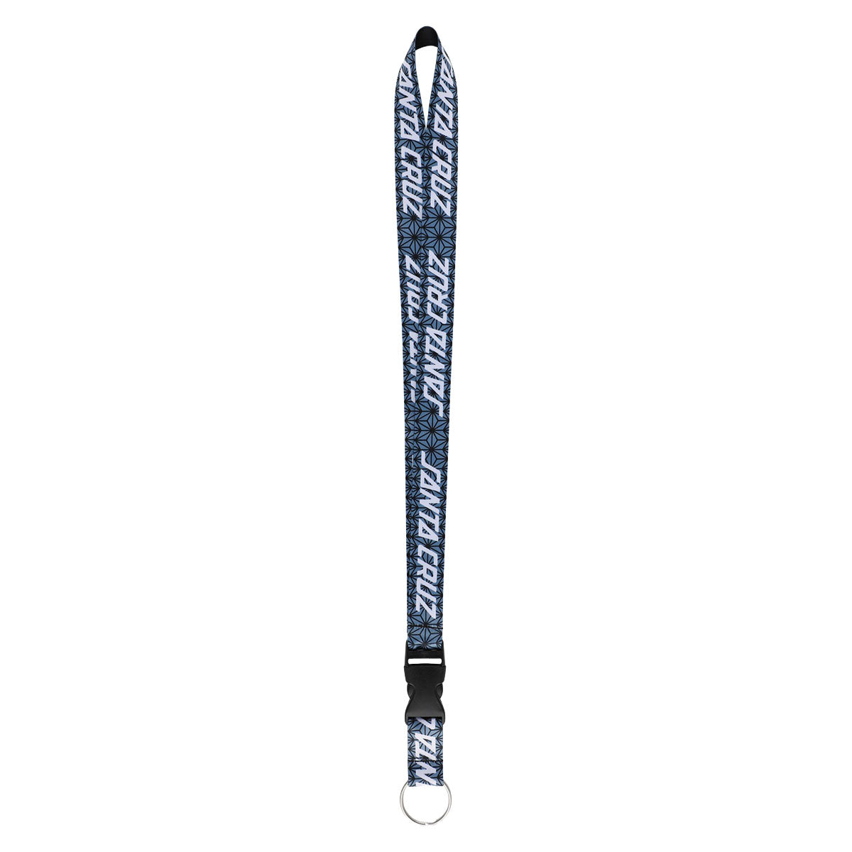 Santa Cruz Luck Strip Lanyard Keychain - Blue Luck image 1