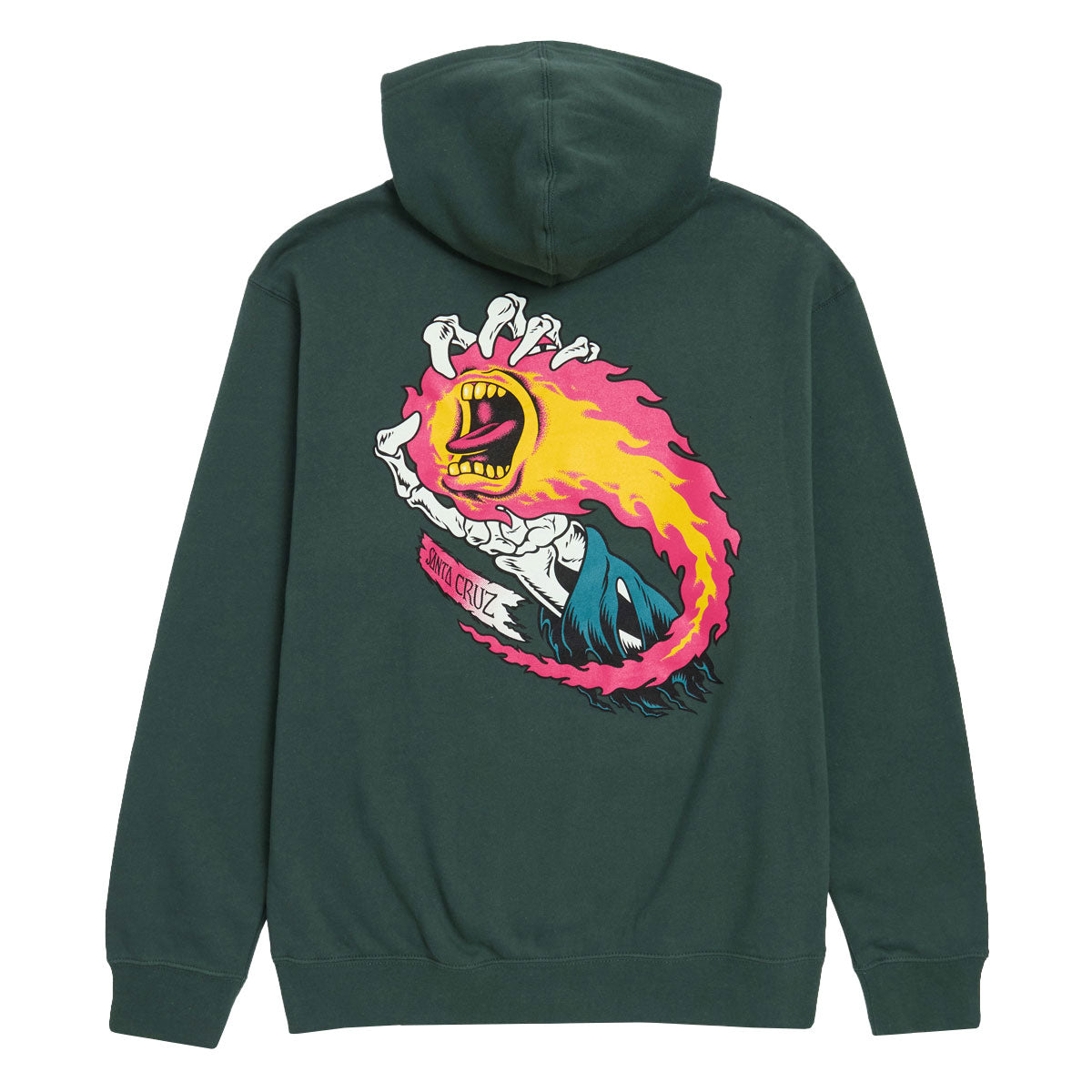 Santa Cruz O'Brien Screaming Reaper Hoodie - Alpine Green image 1