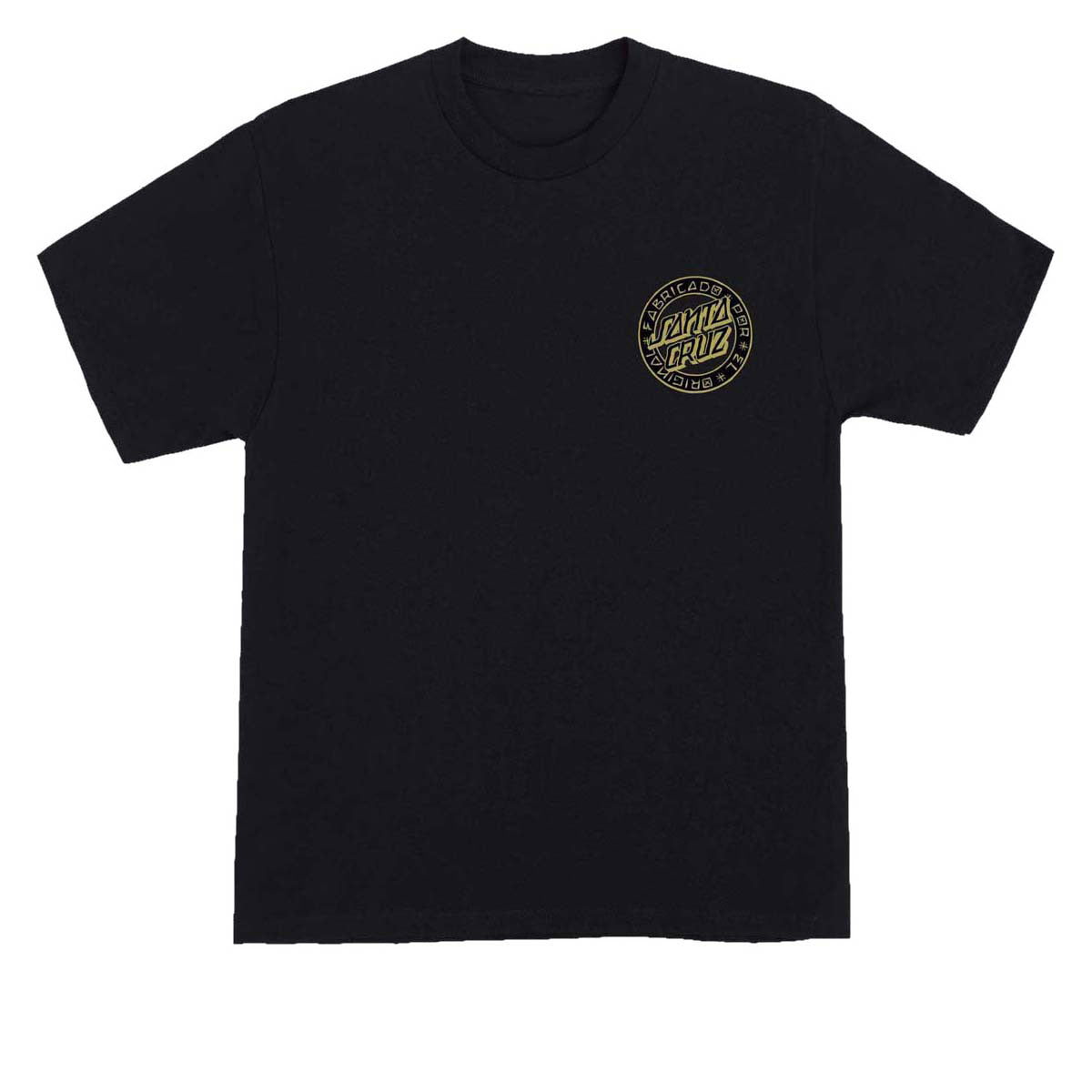 Santa Cruz Loco Dot Chest T-Shirt - Black image 1