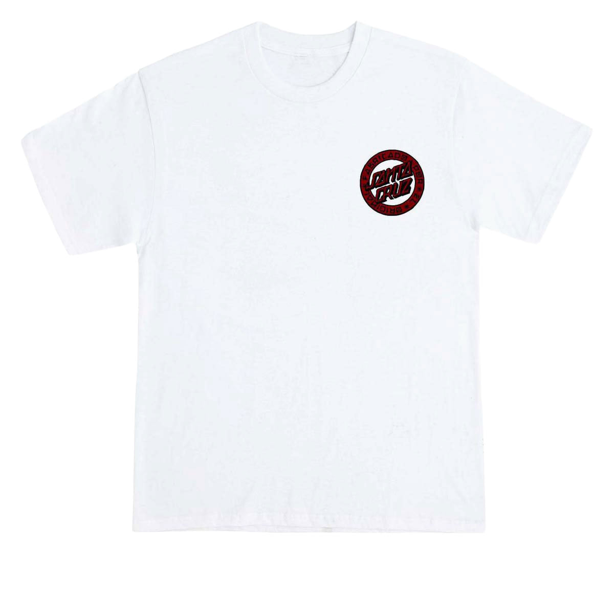 Santa Cruz Loco Dot Chest T-Shirt - White image 1