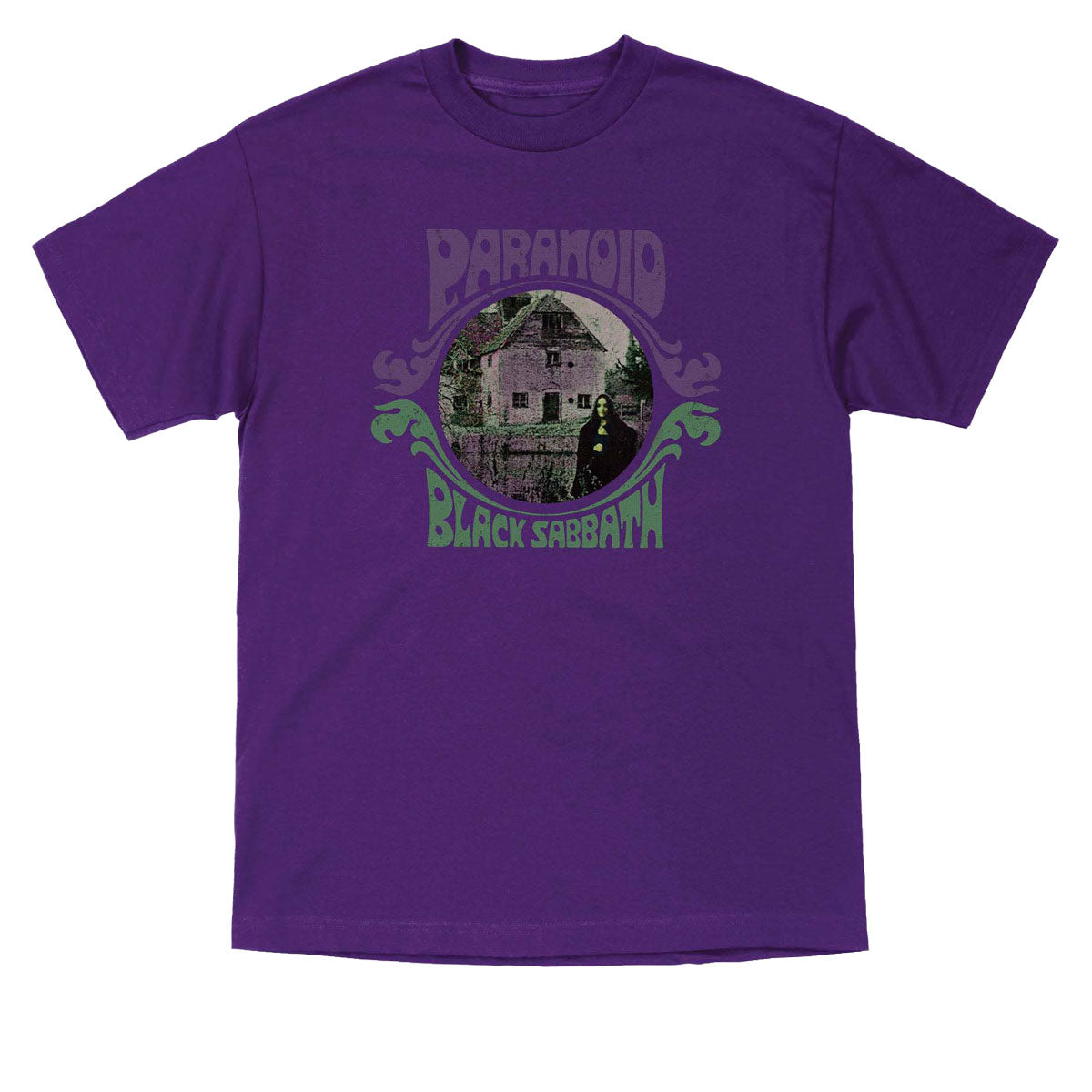 OJ x Black Sabbath Paranoid Witch T-Shirt - Purple image 1