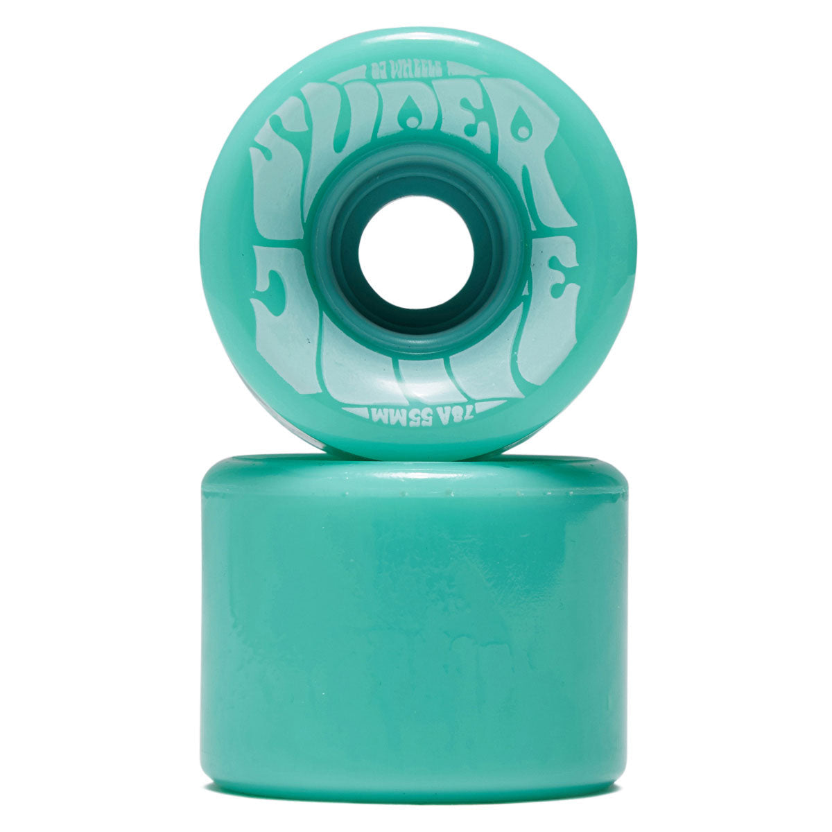 OJ 55mm Mini Super Juice Aqua 78a Skateboard Wheels - Aqua - 55mm image 2