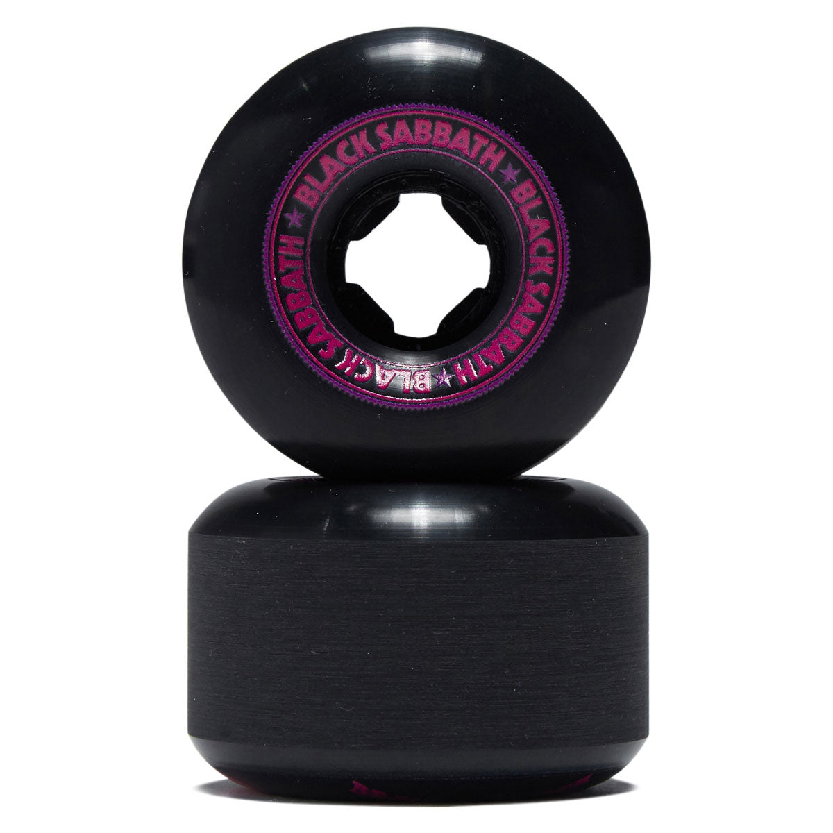 OJ x Black Sabbath Paranoid Chubbies 99a Skateboard Wheels - Black - 56mm image 2