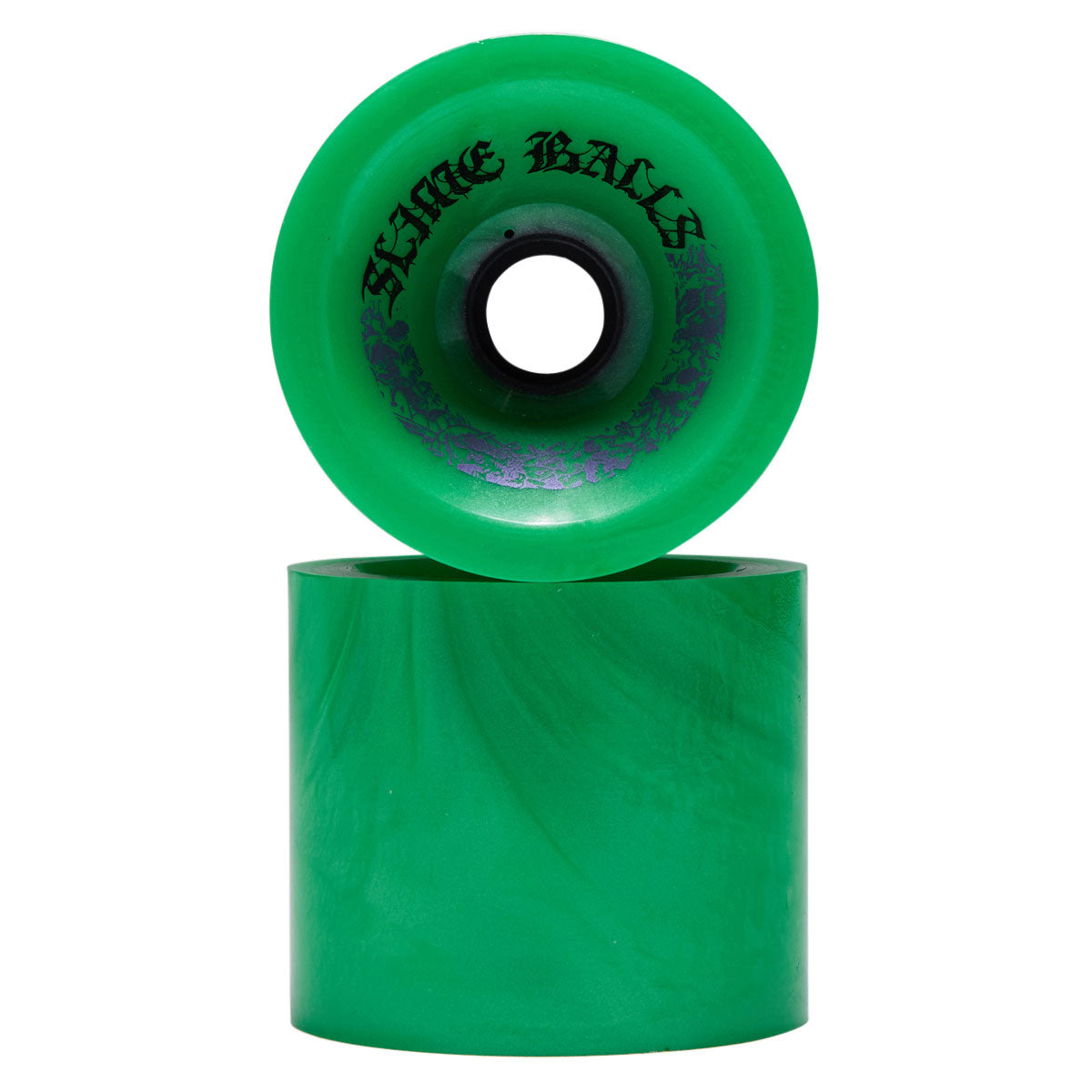 Slime Balls Mega Balls 78a Skateboard Wheels - Metallic Green - 80mm image 2