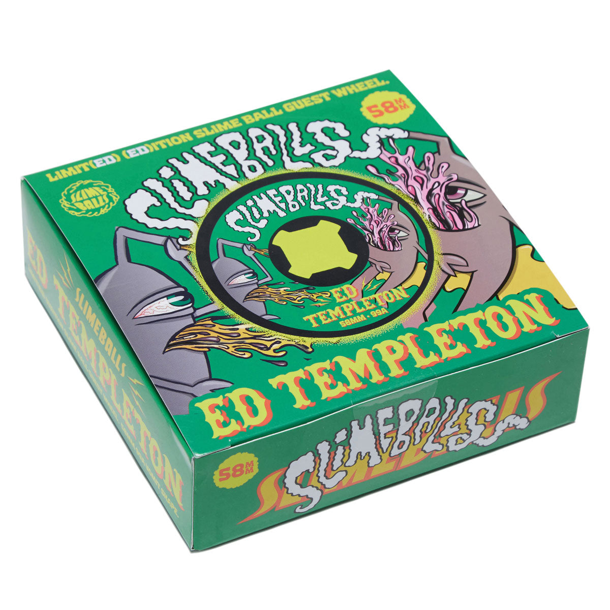 Slime Balls Ed Templeton Vomits 99a Skateboard Wheels - Black - 58mm image 3