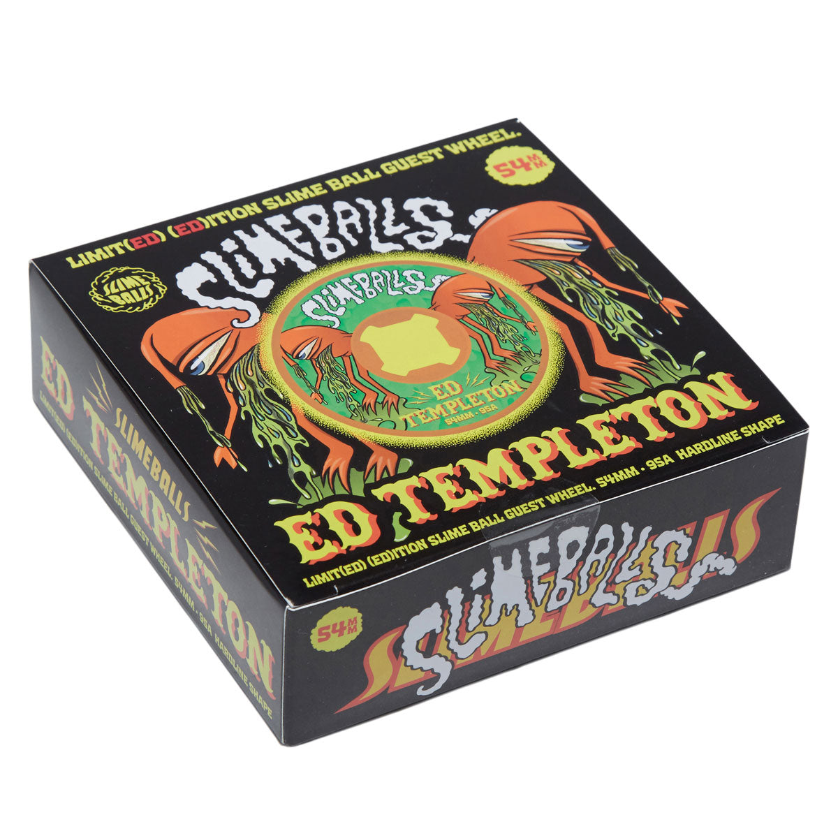 Slime Balls Ed Templeton Vomit Mini Hardline 95a Skateboard Wheels - Orange - 54mm image 3