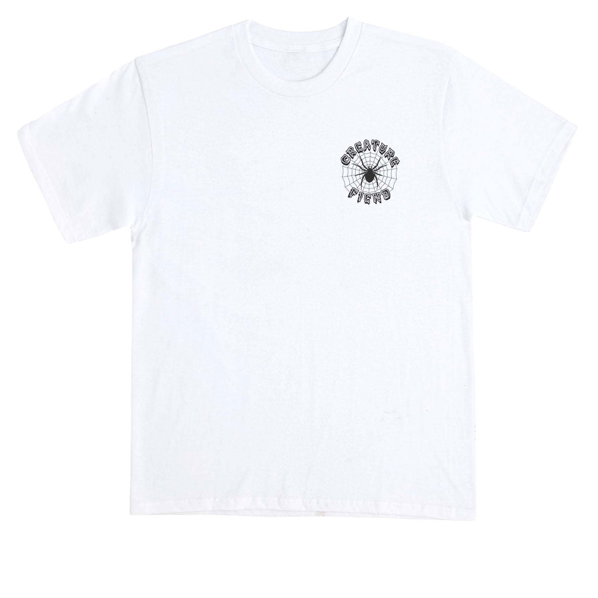 Creature Web Chest T-Shirt - White image 1