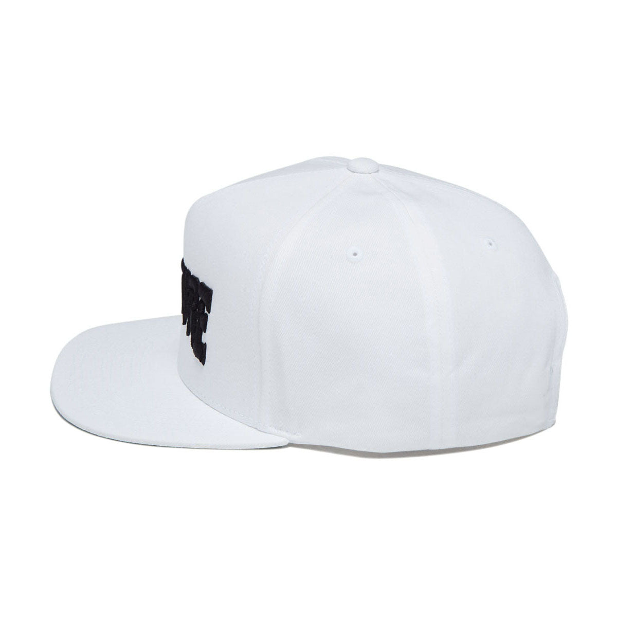 Creature Mono Logo Snapback Hat - White image 3
