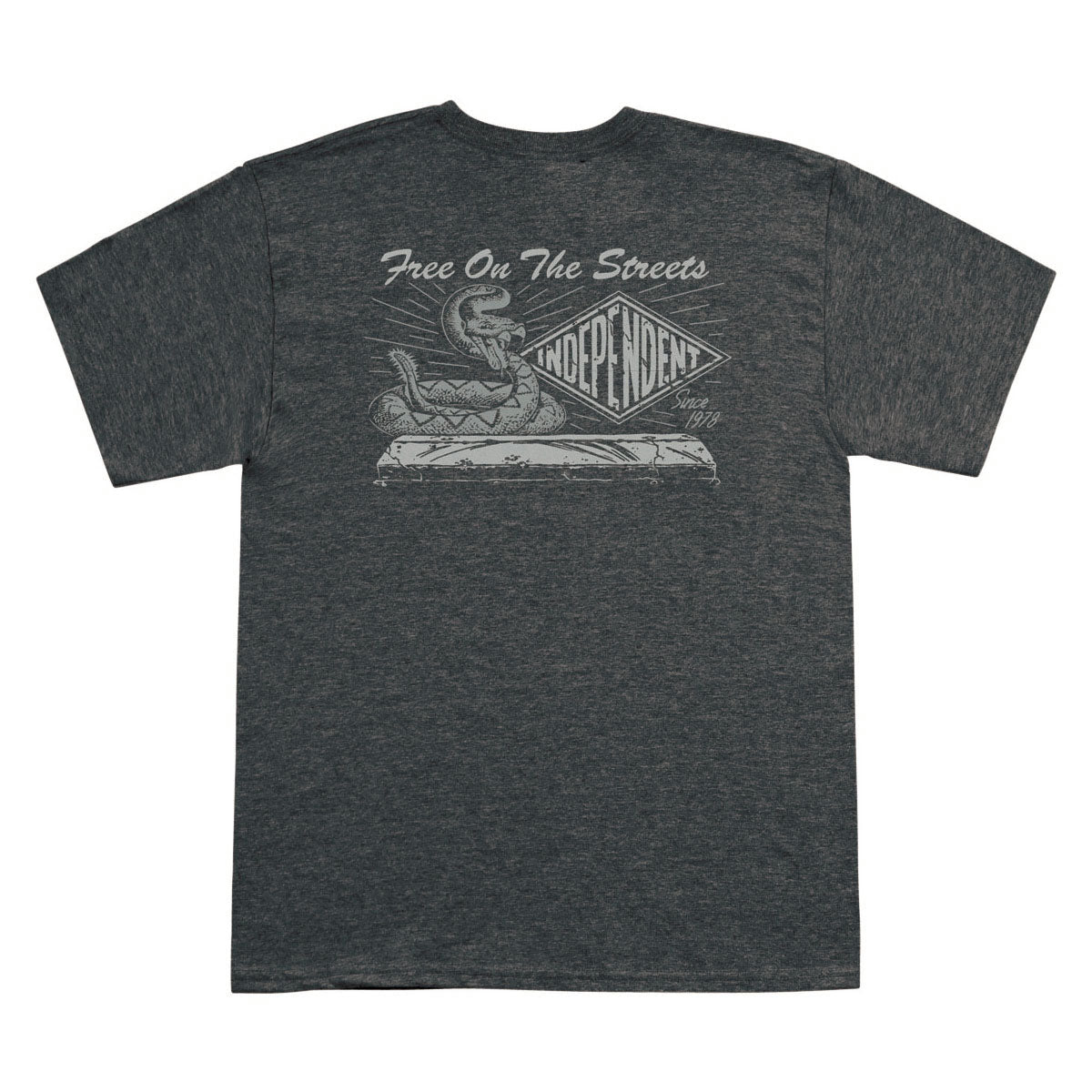 Independent Snake Bite T-Shirt - Dark Heather image 1