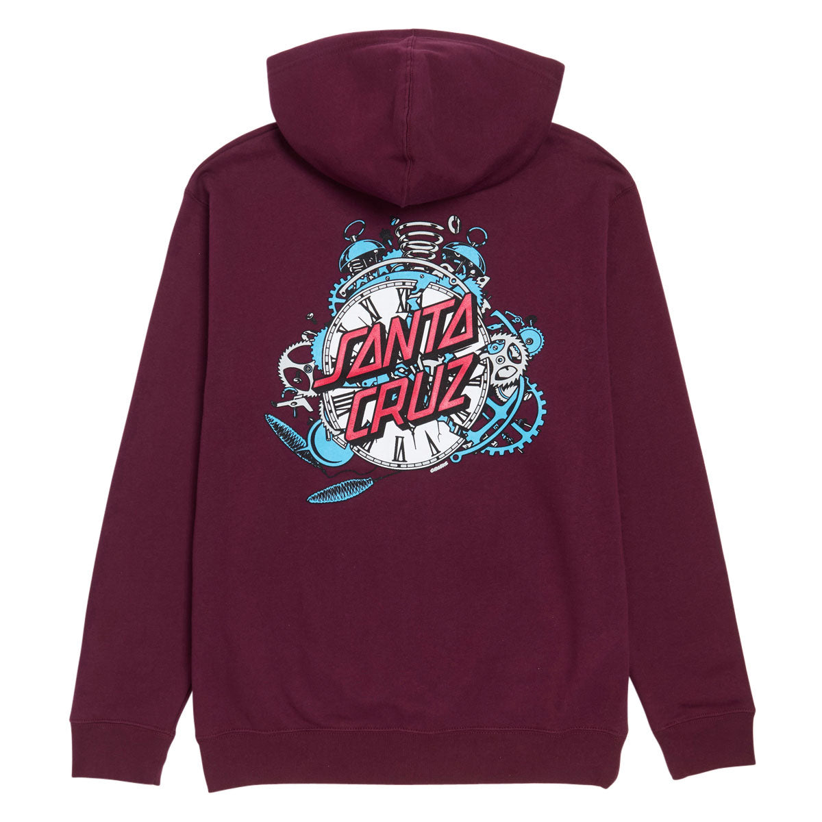 Santa Cruz Grabke Exploding Dot Zip Hoodie - Maroon image 2