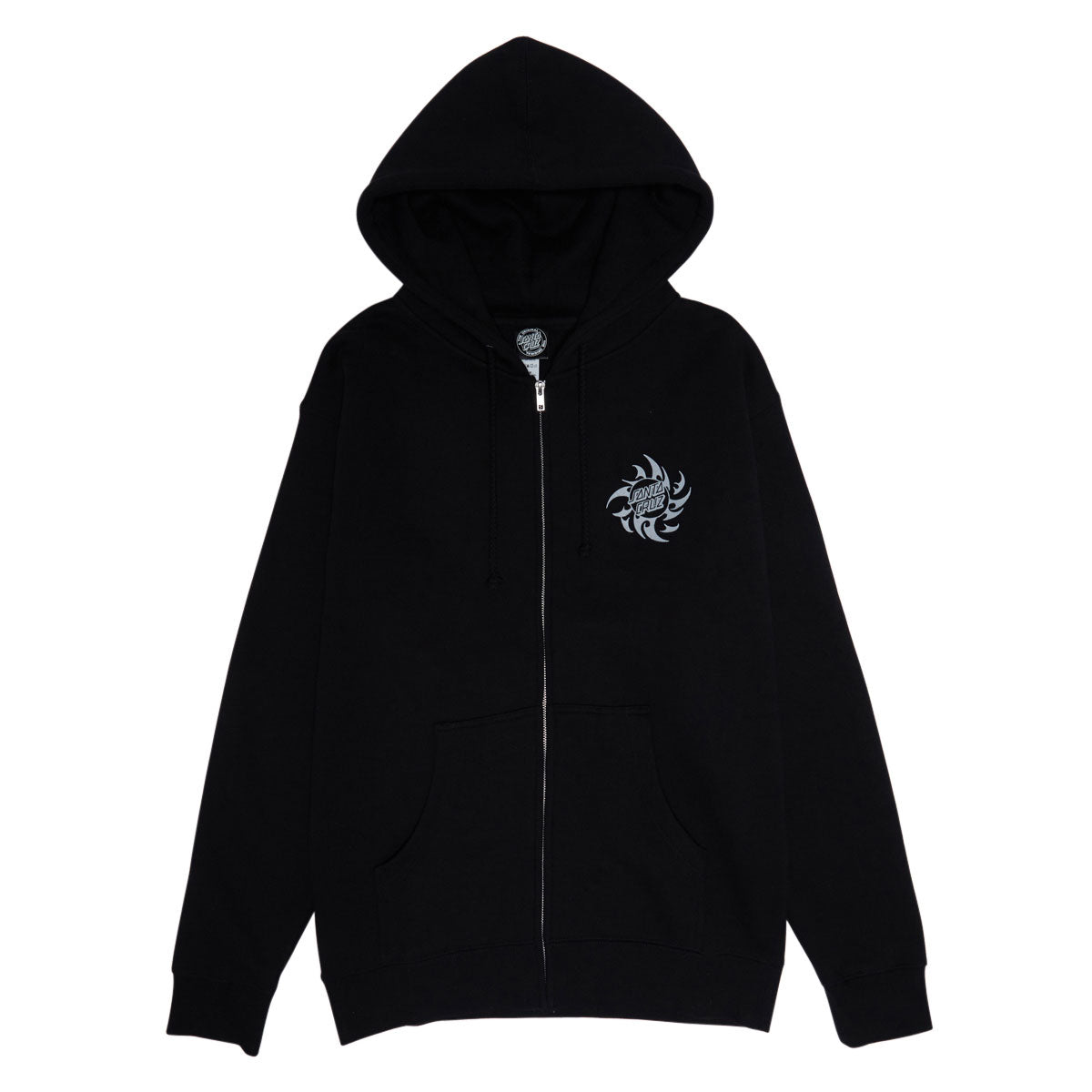 Santa Cruz Scourge Hand Zip Hoodie - Black image 1