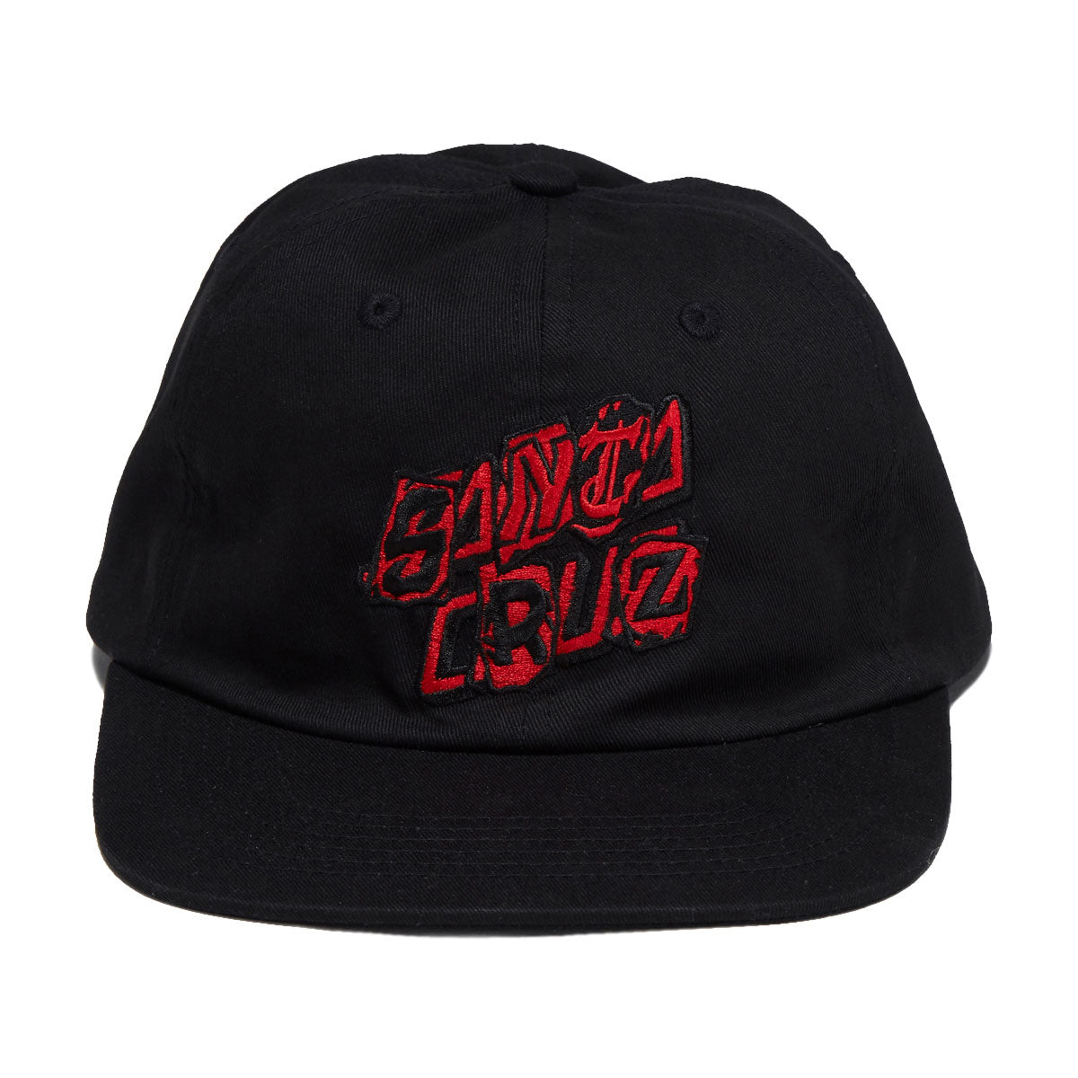 Santa Cruz Pay Off Stack Strip Snapback Hat - Black image 5