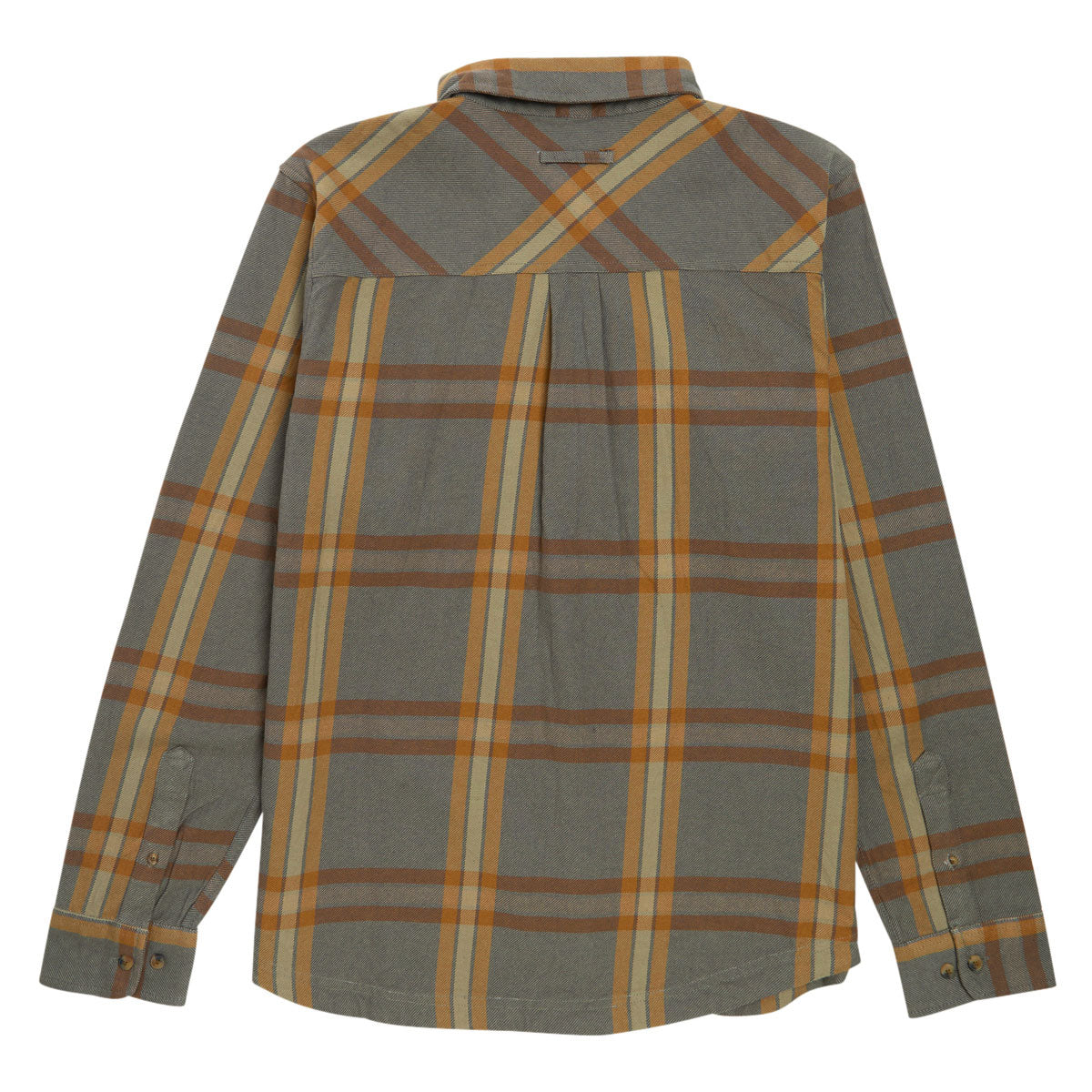 Santa Cruz Classic Long Sleeve Flannel Shirt - Natural Plaid image 3