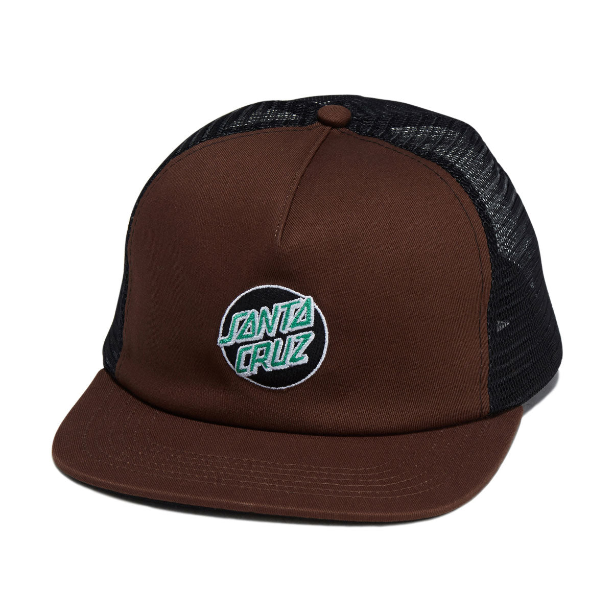 Santa Cruz Cruz Embroidered Snapback Hat - Olive/Black image 1