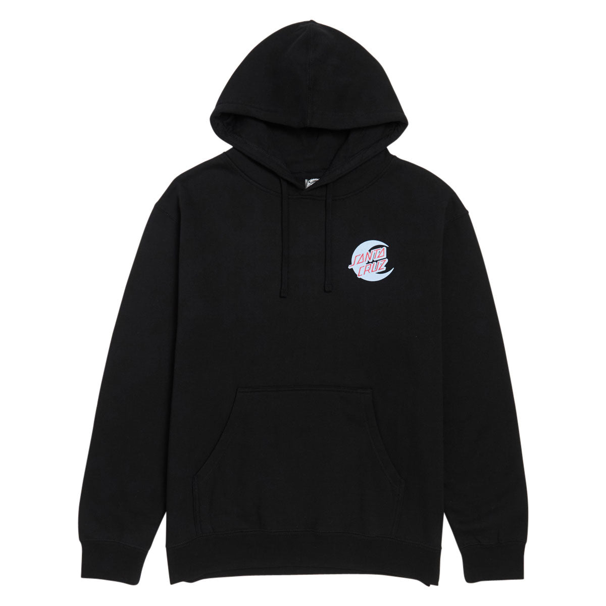 Santa Cruz Womens 2 Tone Moon Dot Hoodie - Black image 1