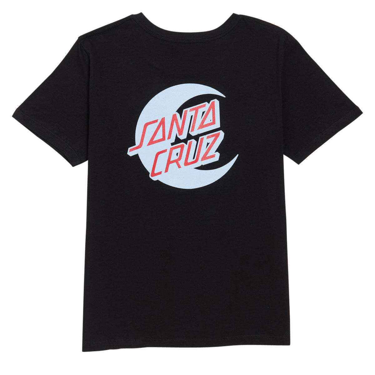Santa Cruz Womens 2 Tone Moon Dot T-Shirt - Black image 2