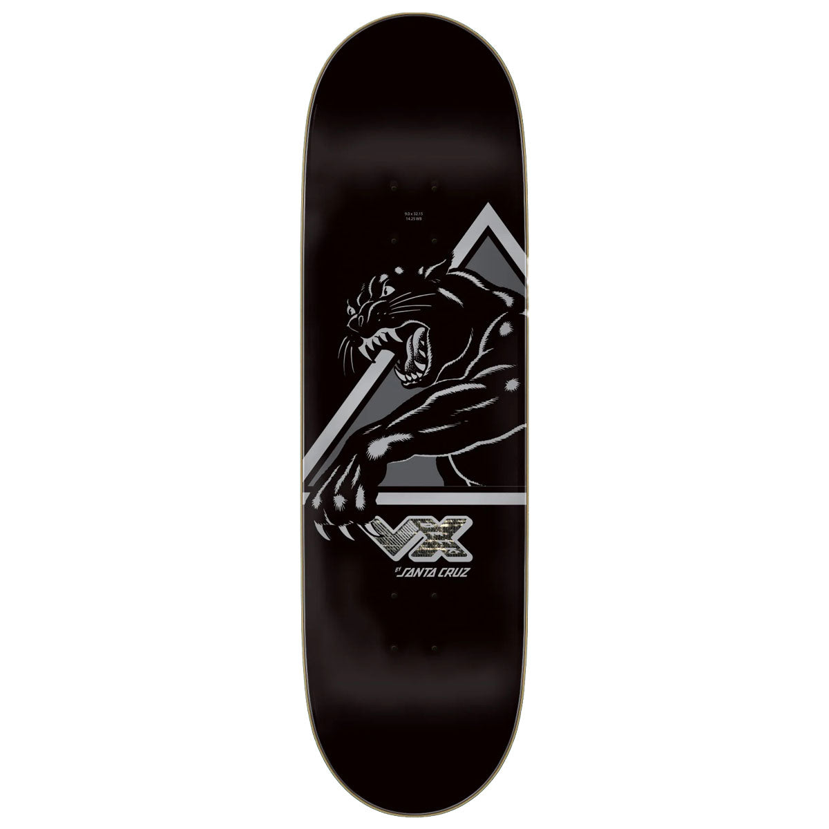 Santa Cruz Natas Shattered Panther VX Skateboard Complete - 9.00