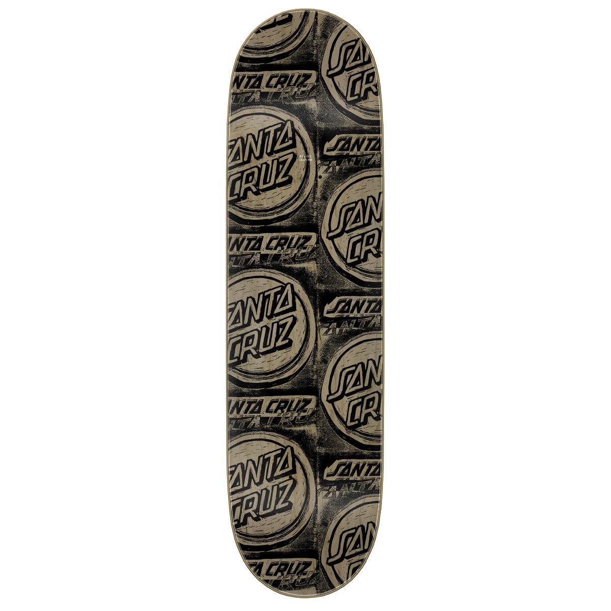 Santa Cruz Cut Collage 7 Ply Birch Skateboard Complete - 8.50