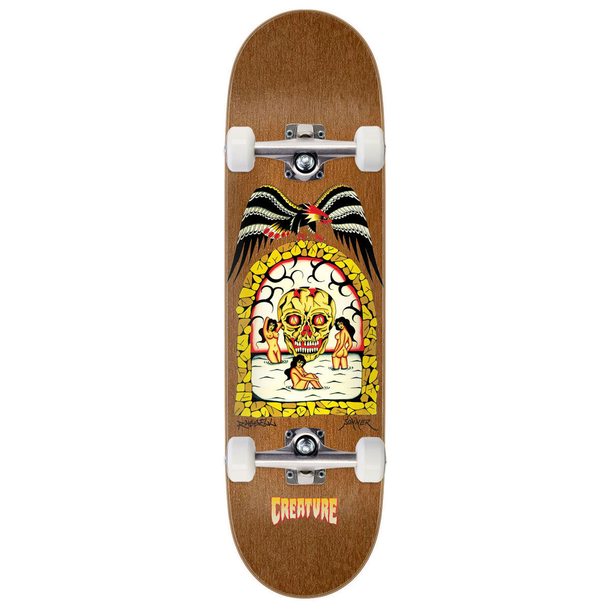 Creature Russell Flash Pro Stumps Skateboard Complete - 8.60