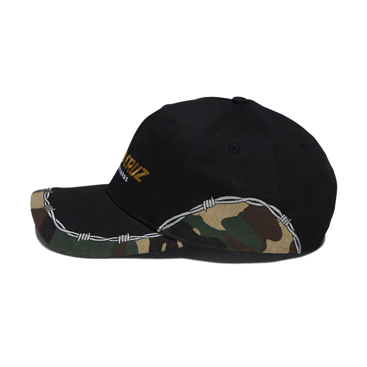 Santa Cruz Spot Snapback Hat - Black Camo image 3