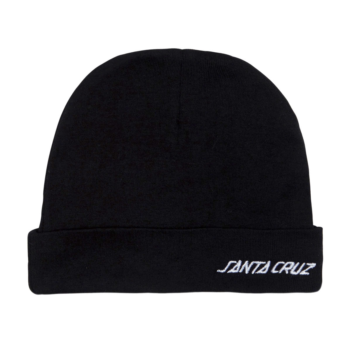 Santa Cruz Infant Solid Strip Beanie - Black image 1