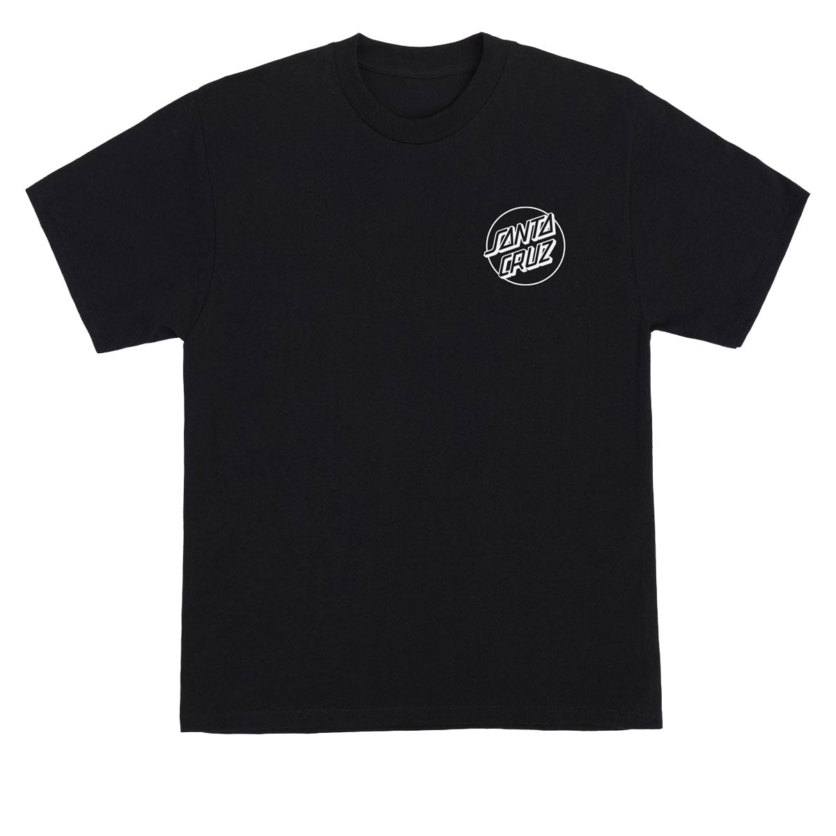 Santa Cruz Opus Dot Chest T-Shirt - Black image 1