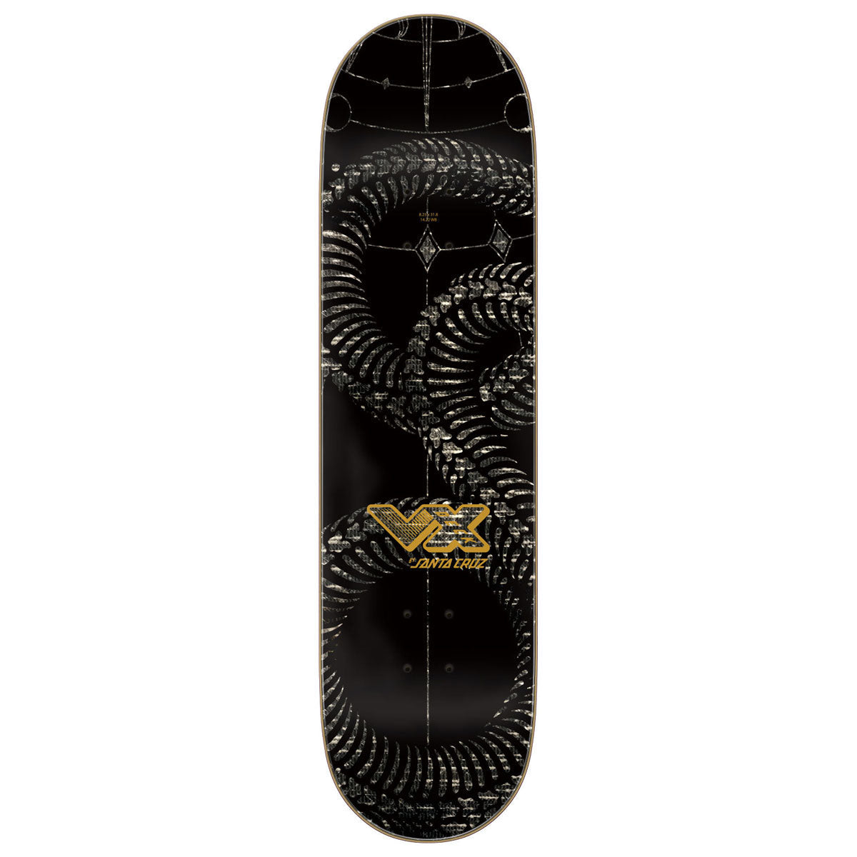 Santa Cruz McCoy Snakes VX Skateboard Complete - 8.25