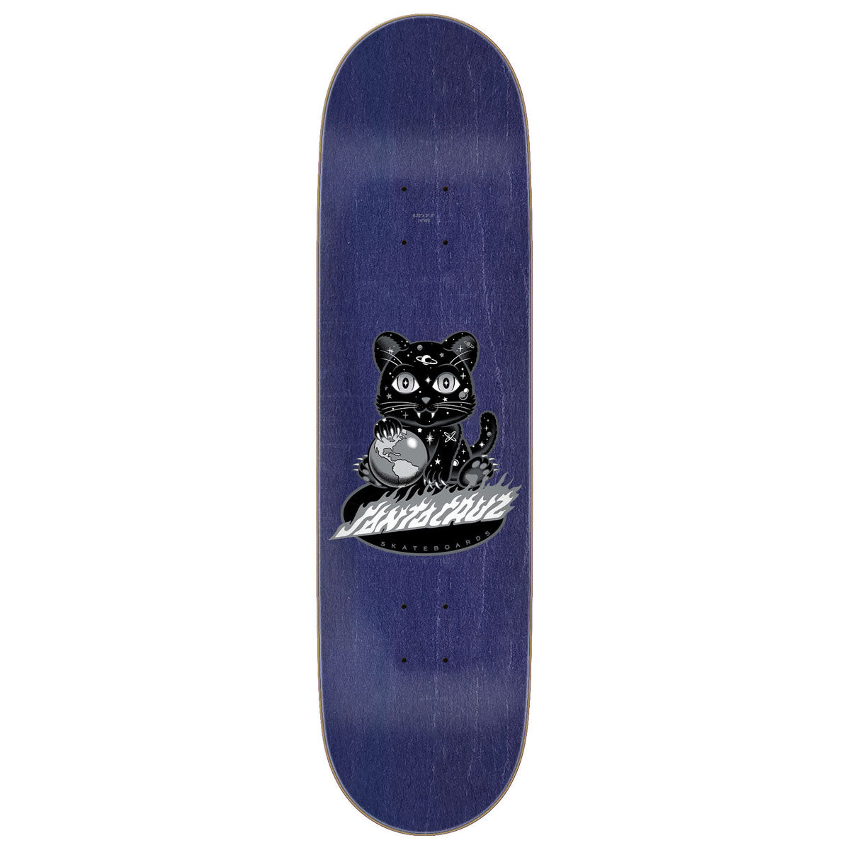 Santa Cruz Asta Space Kitten Twin Pro Skateboard Complete - 8.20