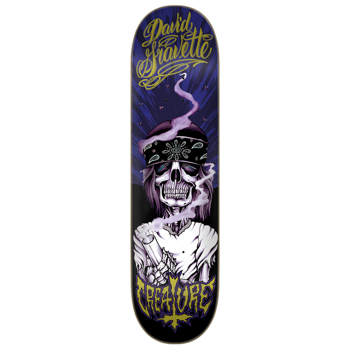 Creature Gravette Hippe Skull 20th Pro Skateboard Deck - 8.30