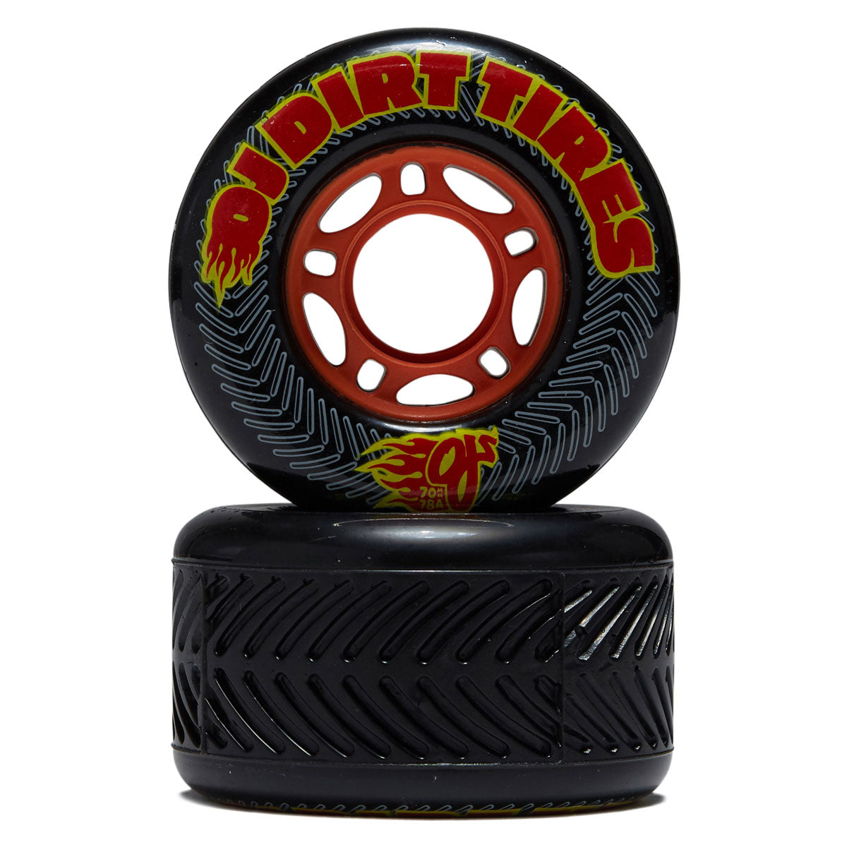 OJ Dirt Tires Thunder Juice 78a Skateboard Wheels - Black - 70mm image 2