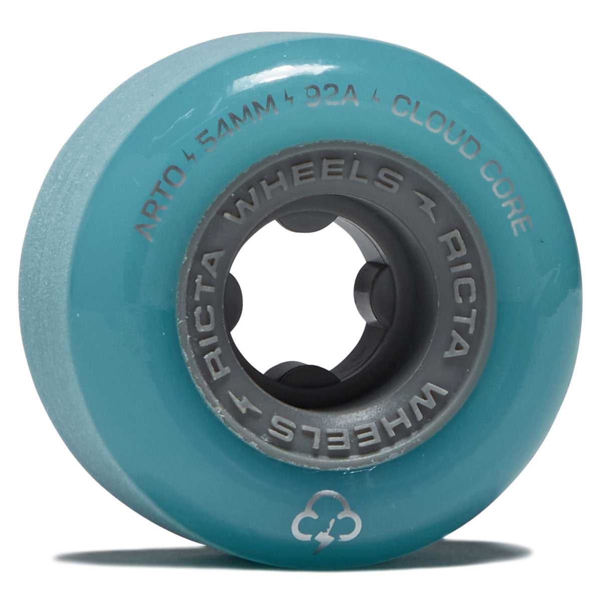 Ricta Arto Saari Clouds 92a Skateboard Wheels - Light Blue - 54mm image 1