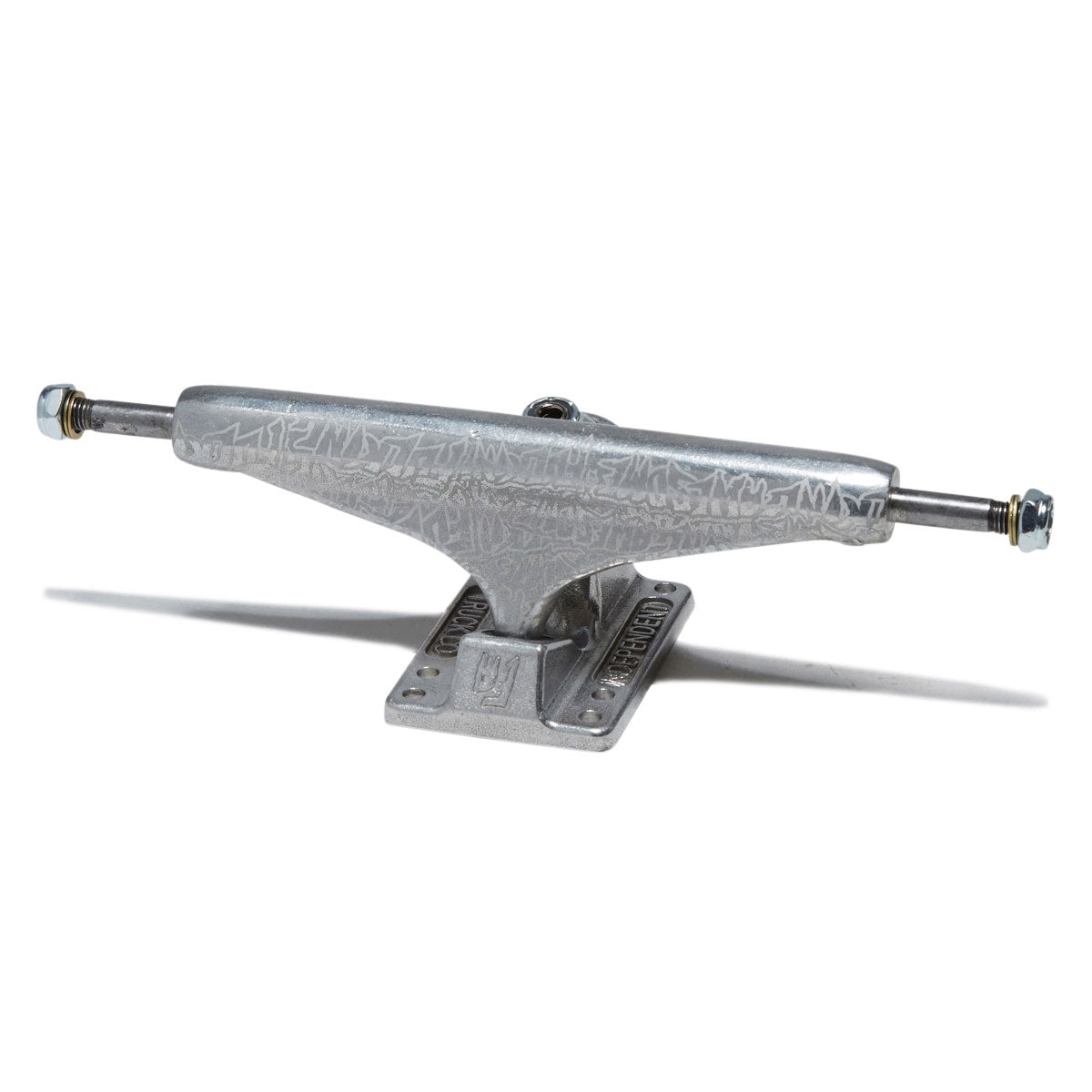 Independent x Fucking Awesome Stage 11 Hollow Burnt Stamp Skateboard Trucks - Silver - 169mm image 1