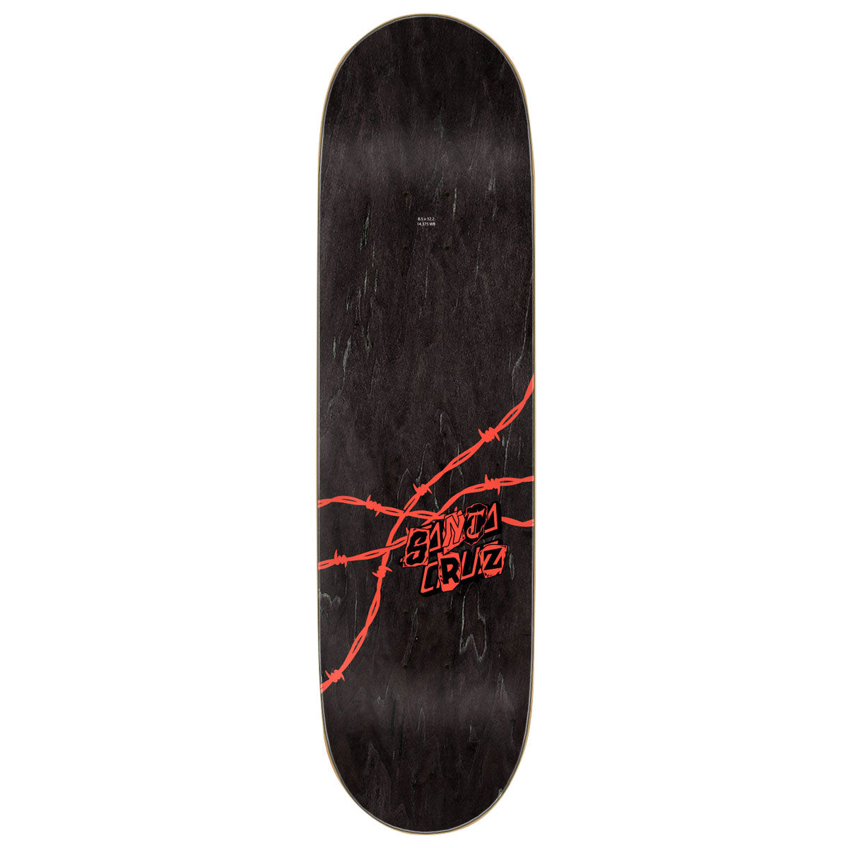 Santa Cruz Pay Off Strip 7 Ply Birch Skateboard Deck - 8.50